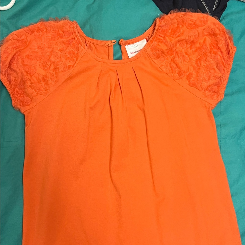 Hanna Andersson Orange Kids Casual Dress